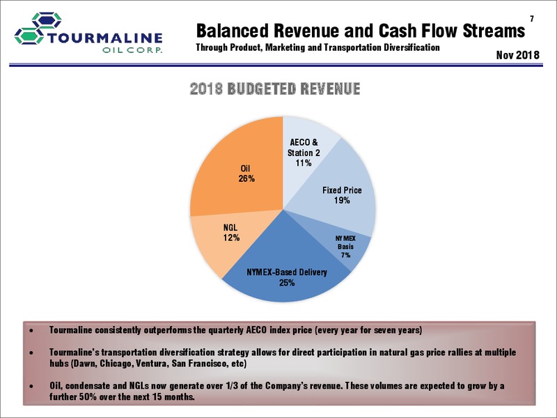 February 2019 Corporate Presentation – Tourmaline Oil Corp. – slide 7