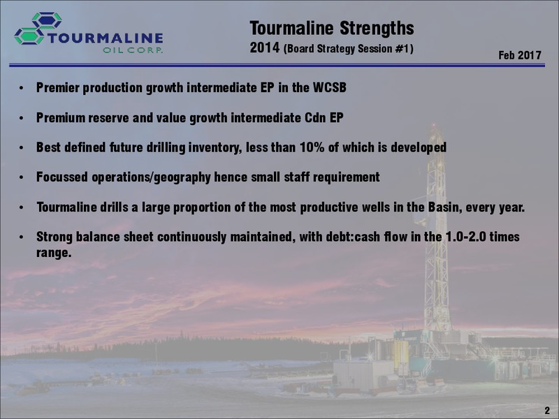February 2017 Investor Day – Tourmaline Oil Corp. – slide 64