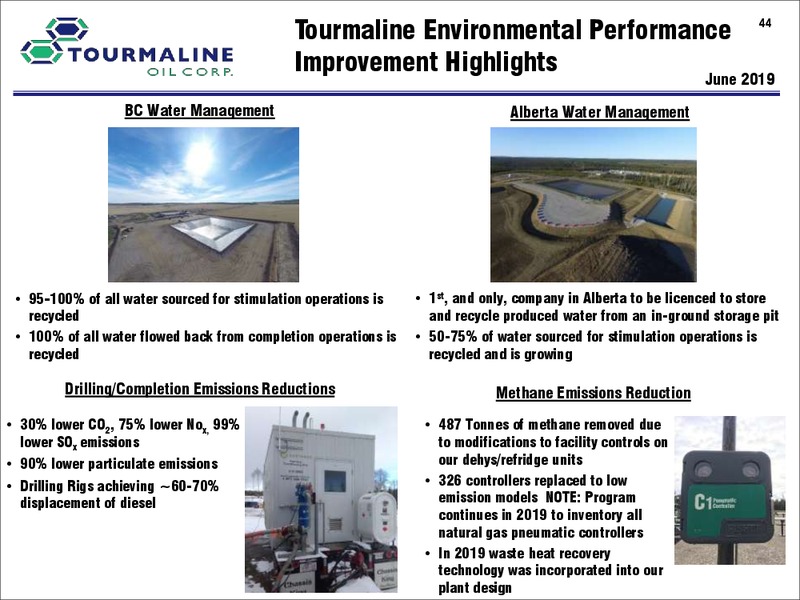 March 2020 Investor Presentation – Tourmaline Oil Corp. – slide 44