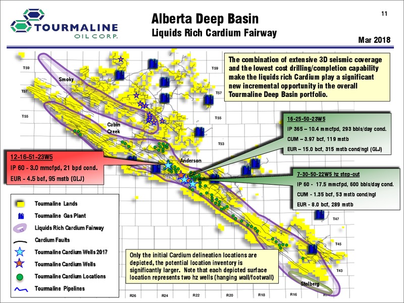 March 2018 Corporate Presentation – Tourmaline Oil Corp. – slide 11