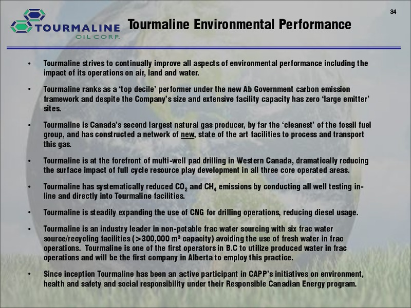 March 2018 Corporate Presentation – Tourmaline Oil Corp. – slide 34