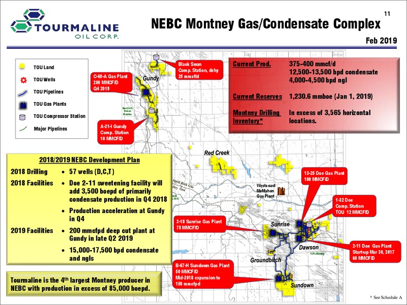 May 2019 Corporate Presentation – Tourmaline Oil Corp. – slide 11