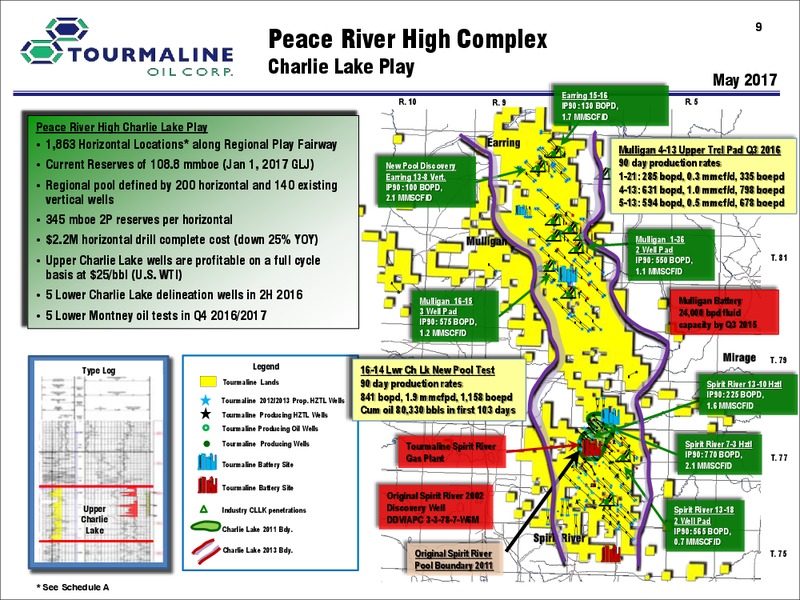 May 2017 Corporate Presentation – Tourmaline Oil Corp. – slide 9