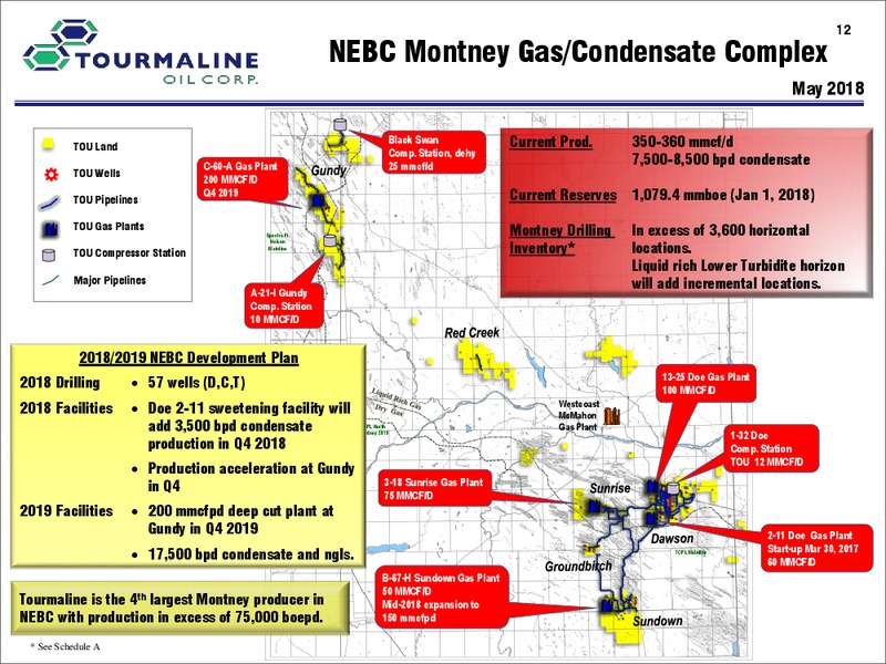 June 2018 Corporate Presentation – Tourmaline Oil Corp. – slide 12