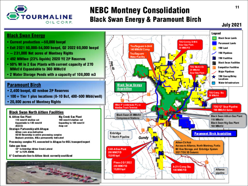 July 2021 Investor Presentation – Tourmaline Oil Corp. – slide 11