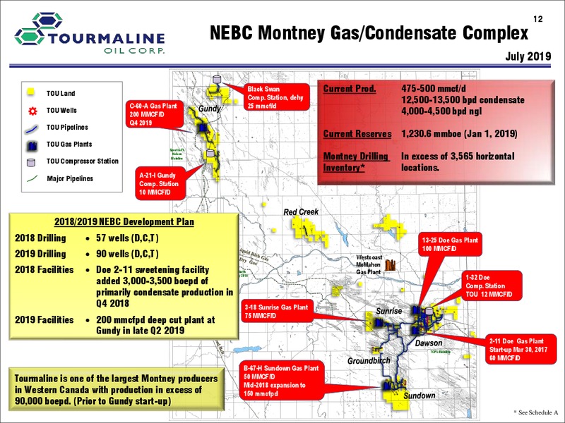 August 2019 Corporate Presentation – Tourmaline Oil Corp. – slide 12