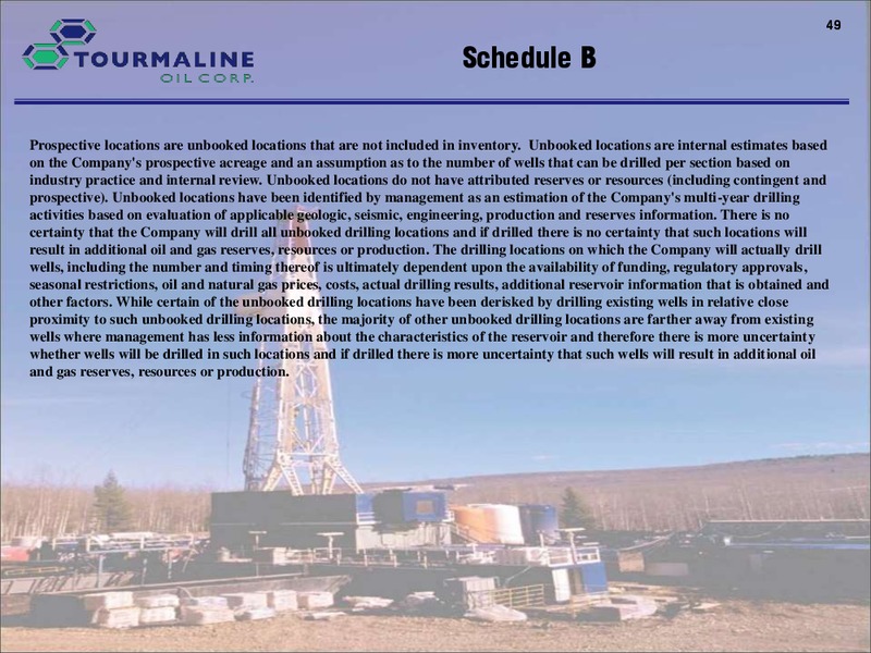 August 2016 Corporate Presentation – Tourmaline Oil Corp. – slide 49