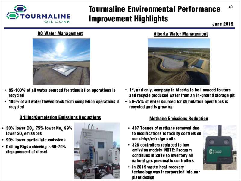 September 2020 Corporate Presentation – Tourmaline Oil Corp. – slide 40