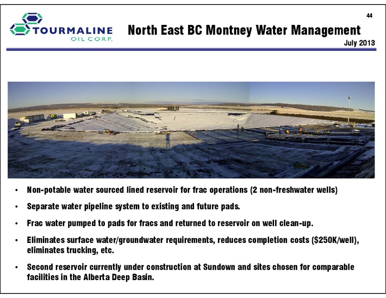 December 2016 Corporate Presentation – Tourmaline Oil Corp. – slide 44