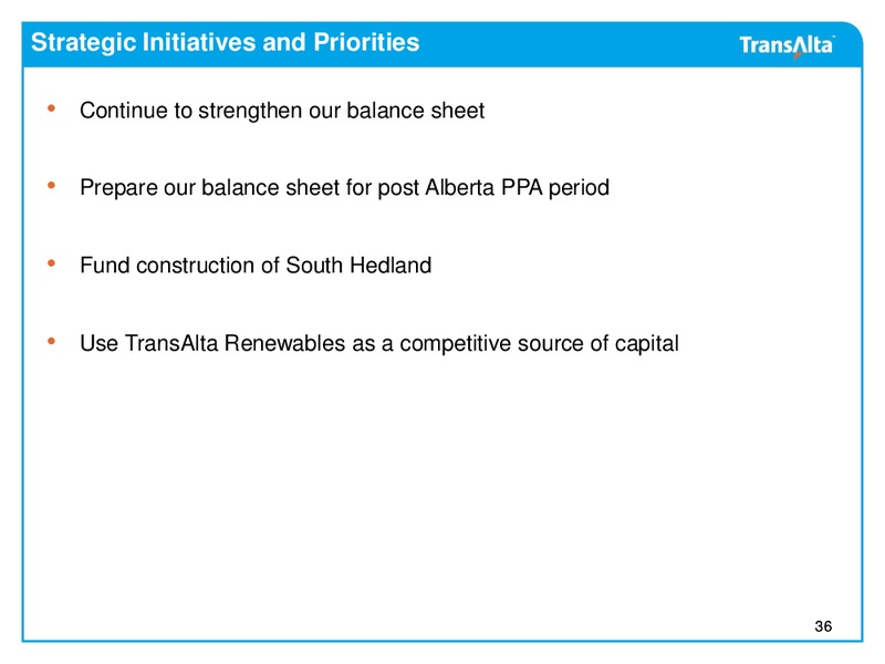 2014 Investor Day – Transalta Corp. – slide 35