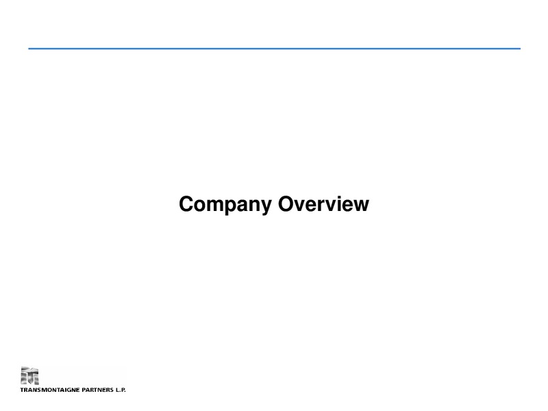 ENERCOM 2013 OIL GAS CONFERENCE – Transmontaigne Partners L.P. – slide 2