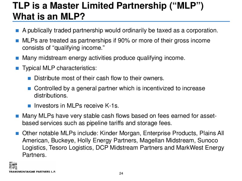 ENERCOM 2013 OIL GAS CONFERENCE – Transmontaigne Partners L.P. – slide 23