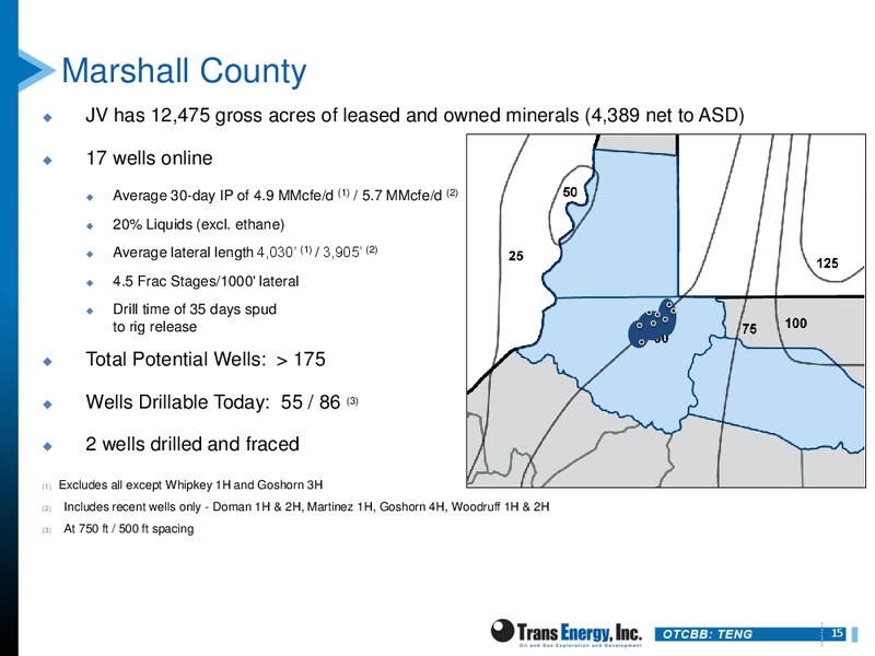THE OIL & SERVICES CONFERENCE 13 – Trans Energy Inc. – slide 14