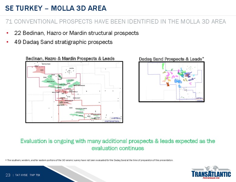 JUNE 2015 ANNUAL GENERAL MEETING – Transatlantic Petroleum Ltd. – slide 22