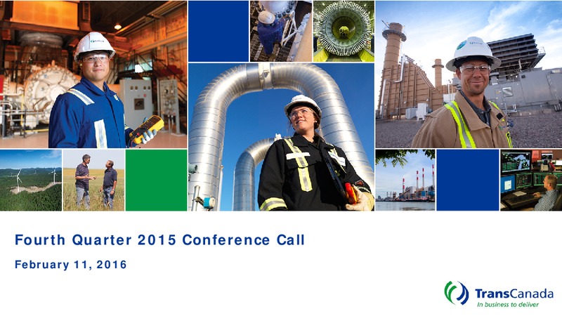 Q4 2015 Conference Call – Transcanada Corp. – slide 28