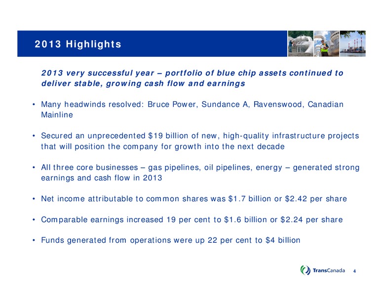 Q4 2013 CONFERENCE CALL – Transcanada Corp. – slide 3