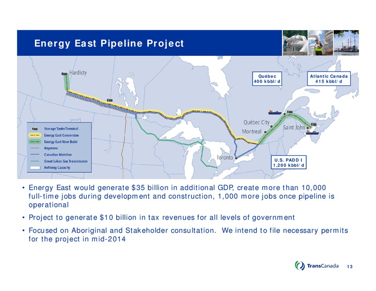 Q4 2013 CONFERENCE CALL – Transcanada Corp. – slide 12