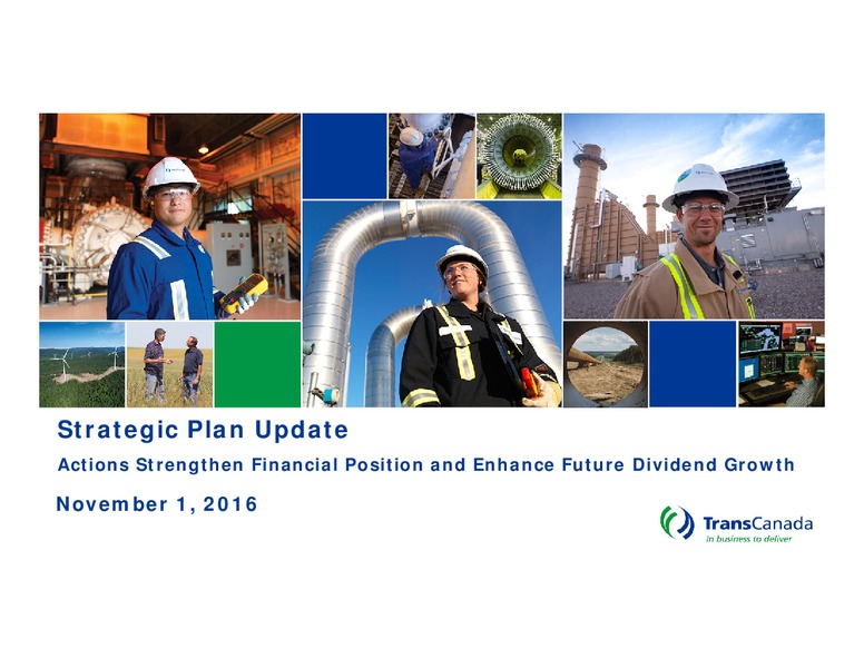 November 2016 Investor Presentation – Transcanada Corp. – slide 14