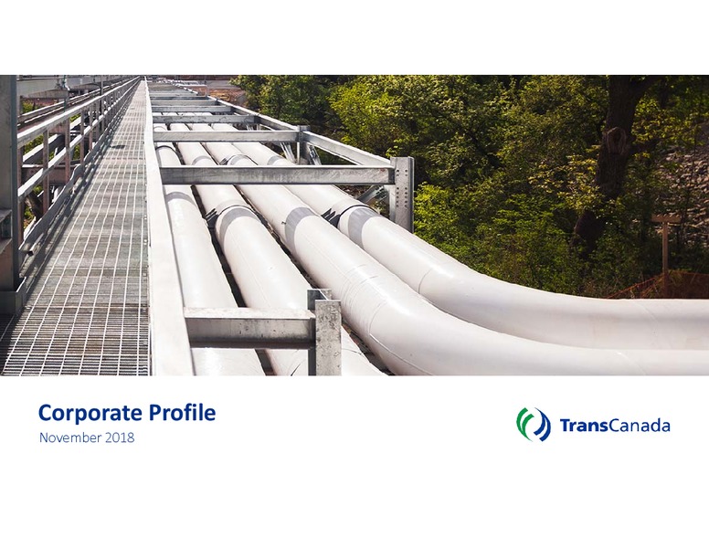 November 2018 Corporate Presentation – Transcanada Corp. – slide 1
