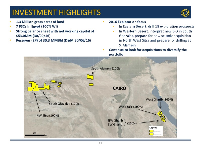 November 2016 Corporate Presentation – Transglobe Energy Corporation – slide 11