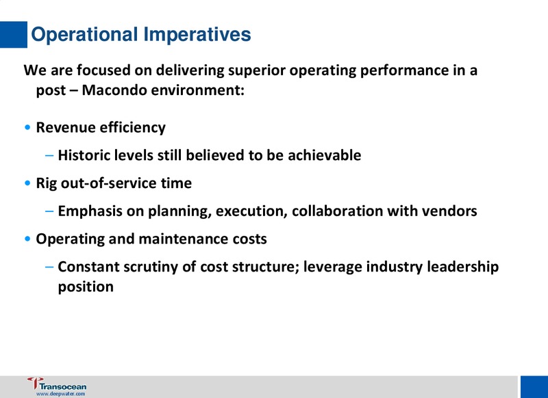 CREDIT SUISSE ENERGY SUMMIT – Transocean Ltd. – slide 7