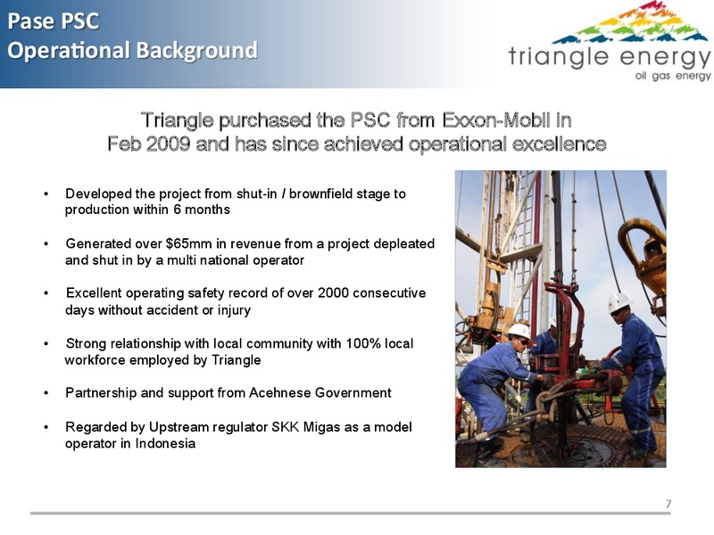 FEBRUARY 2015 CORPORATE PRESENTATION – Triangle Energy – slide 6