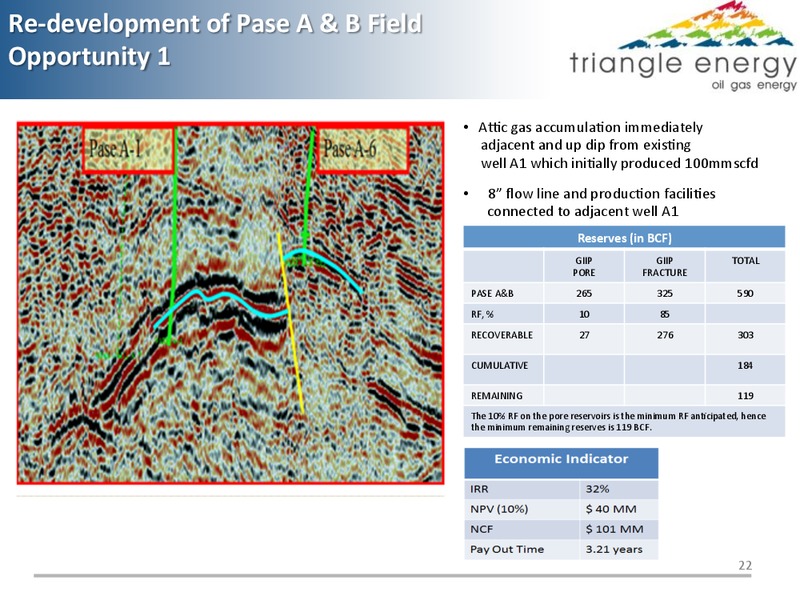 PASE BLOCK ACEH PROVINCE INDONESIA EXTENSION PHASE 2012   2032 – Triangle Energy – slide 21