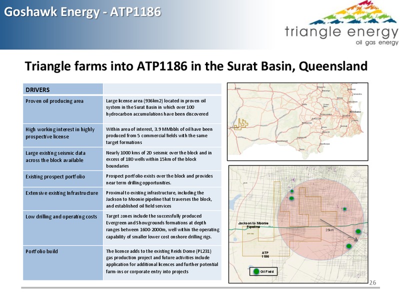 PASE BLOCK ACEH PROVINCE INDONESIA EXTENSION PHASE 2012   2032 – Triangle Energy – slide 25