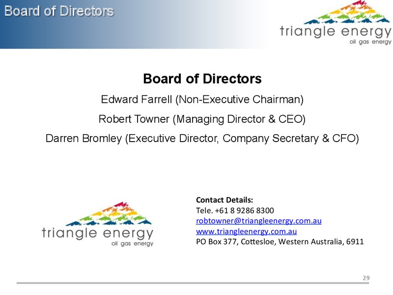 PASE BLOCK ACEH PROVINCE INDONESIA EXTENSION PHASE 2012   2032 – Triangle Energy – slide 28