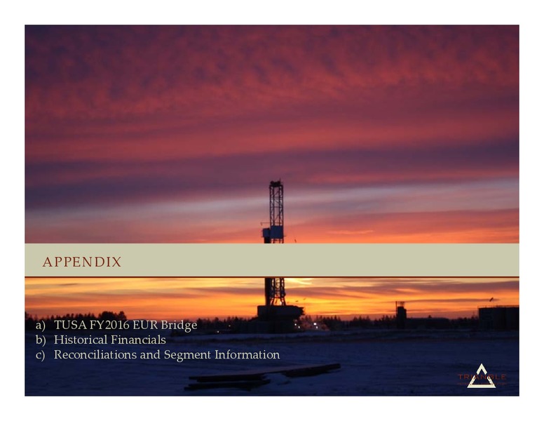 September 2015 Investor Presentation – Triangle Petroleum Corp – slide 21