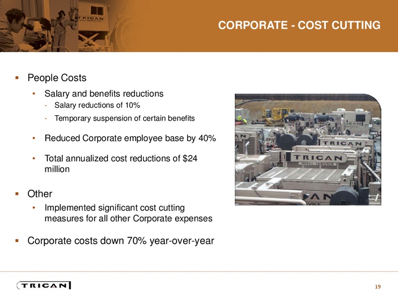 January 2016 Investor Presentation – Trican Well Service Ltd. – slide 18