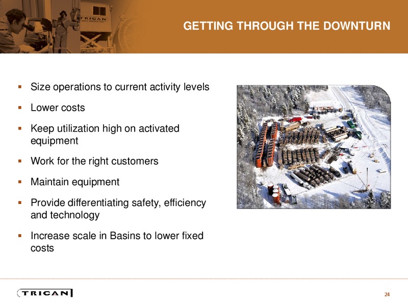 January 2016 Investor Presentation – Trican Well Service Ltd. – slide 23