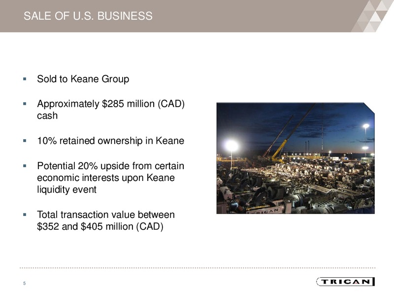 March 2016 Investor Presentation – Trican Well Service Ltd. – slide 4