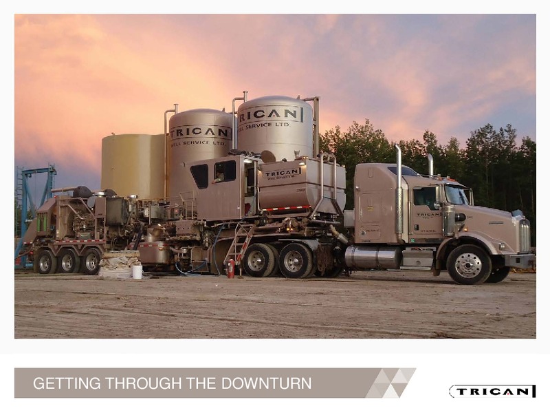 April 2016 Investor Presentation – Trican Well Service Ltd. – slide 10