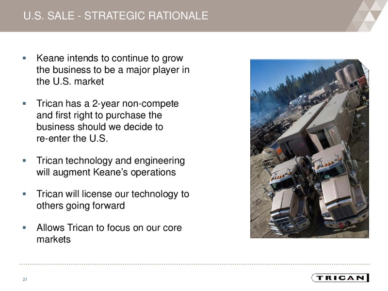 April 2016 Investor Presentation – Trican Well Service Ltd. – slide 20