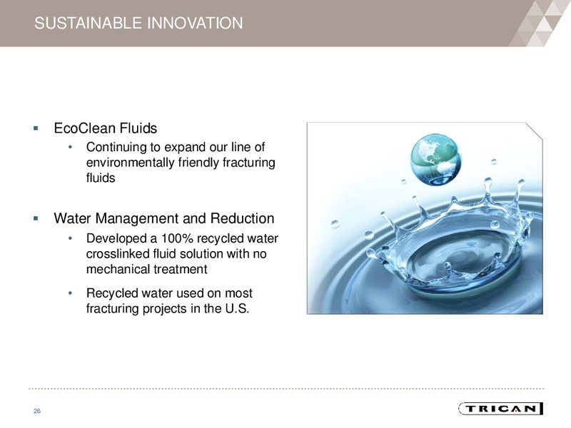 April 2016 Investor Presentation – Trican Well Service Ltd. – slide 25