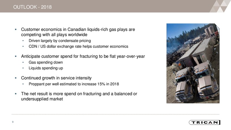 April 2018 Investor Presentation – Trican Well Service Ltd. – slide 8