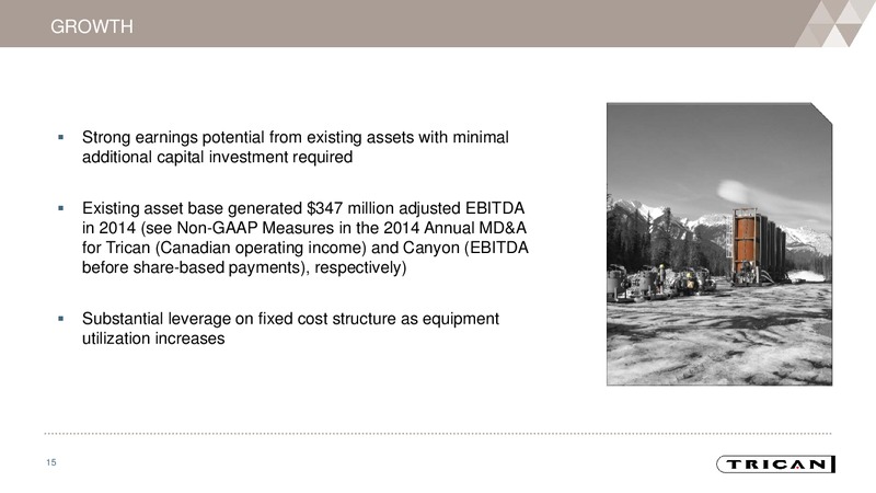 April 2018 Investor Presentation – Trican Well Service Ltd. – slide 14