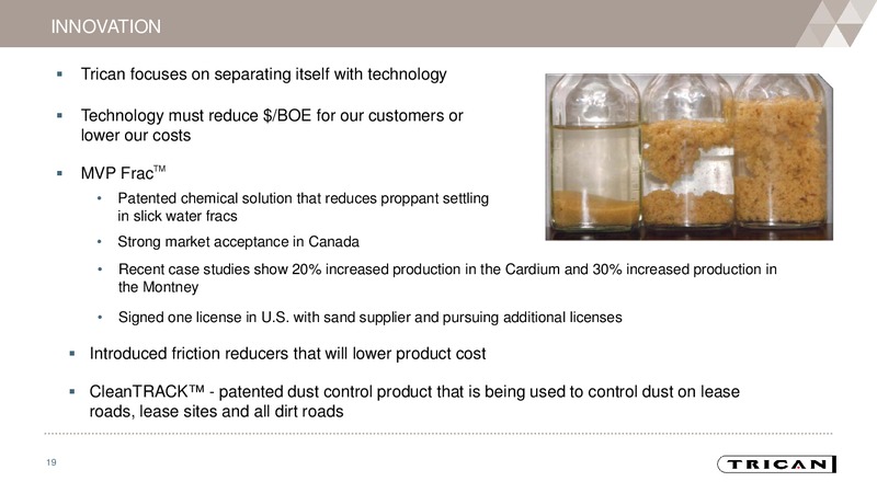 April 2018 Investor Presentation – Trican Well Service Ltd. – slide 18