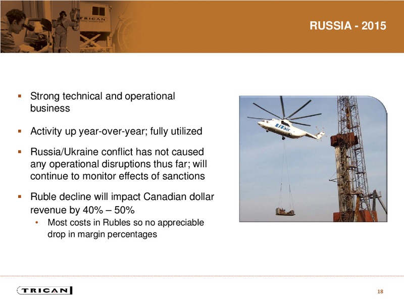 JULY 2015 INVESTOR PRESENTATION – Trican Well Service Ltd. – slide 17