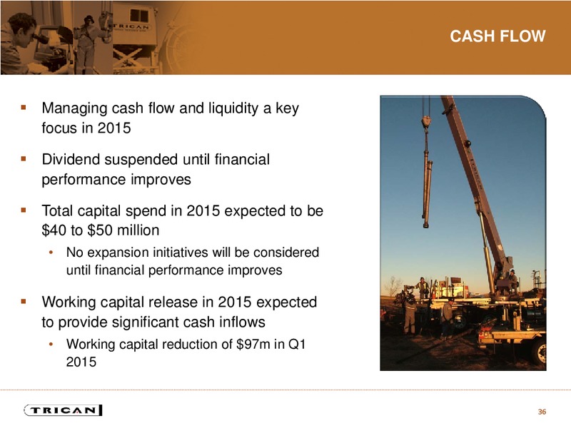 JULY 2015 INVESTOR PRESENTATION – Trican Well Service Ltd. – slide 35