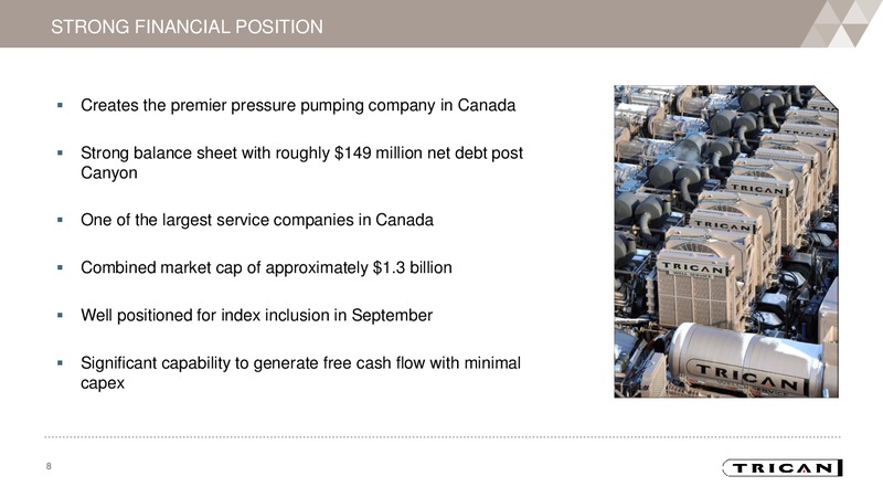 August 2017 Investor Presentation – Trican Well Service Ltd. – slide 7