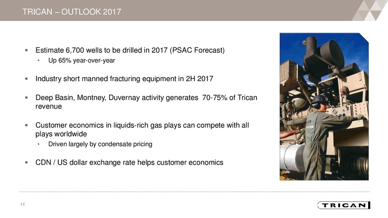 August 2017 Investor Presentation – Trican Well Service Ltd. – slide 10
