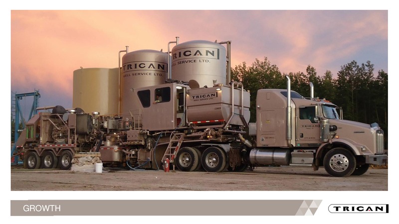 August 2017 Investor Presentation – Trican Well Service Ltd. – slide 15