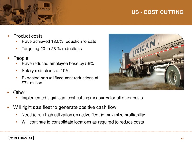 September 2015 Investor Presentation – Trican Well Service Ltd. – slide 12