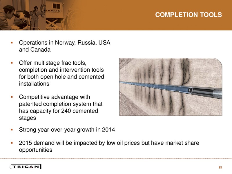 September 2015 Investor Presentation – Trican Well Service Ltd. – slide 17