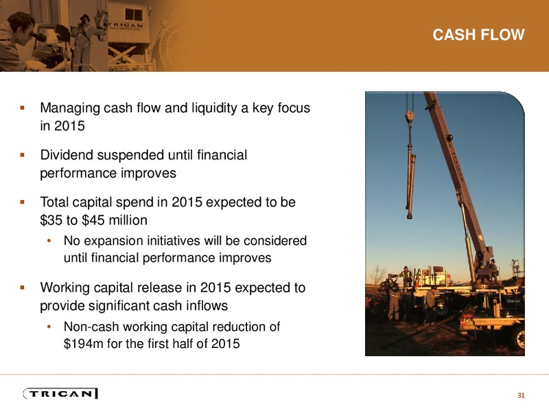 September 2015 Investor Presentation – Trican Well Service Ltd. – slide 30