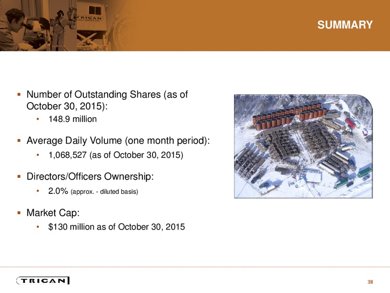 November 2015 Investor Presentation – Trican Well Service Ltd. – slide 37