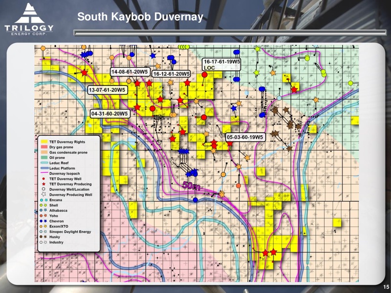 January 2016 Corporate Presentation – Trilogy Energy Corp. – slide 14