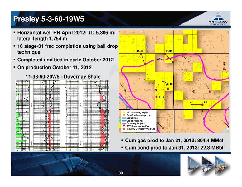 MARCH 2013 INVESTOR PRESENTATION – Trilogy Energy Corp. – slide 29